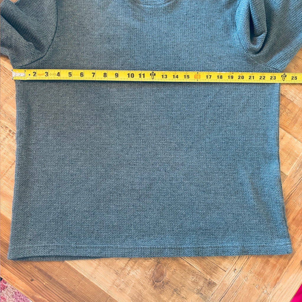 English Laundry Waffle Knit Shirt. Thermal Crewneck Men’s Sz-Xl Euc — image 8 of 8